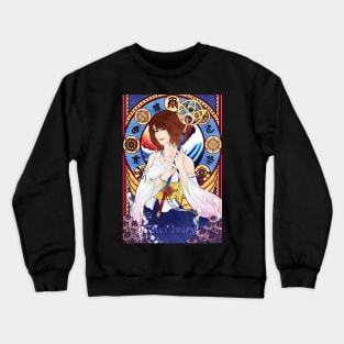 Summoner Yuna - Art Nouveau Crewneck Sweatshirt